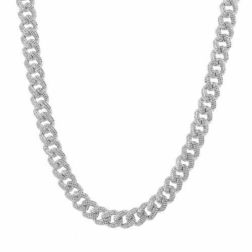 MONEYED 12MM 925 MOISSANITE CUBAN CHAIN | 991401