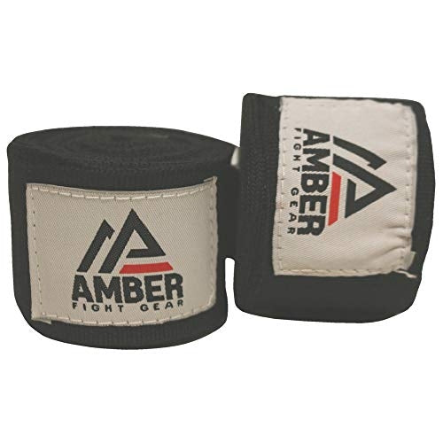 Amber Fight Gear Mexican Style Elastic Handwraps - Breathable,