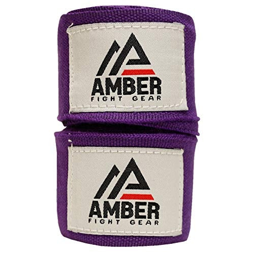 Amber Fight Gear Mexican Style Elastic Handwraps - Breathable,