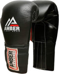 MFG Professional Hook and Loop Leather Training Boxing Gloves MMA