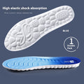 Super Soft Long Standing Arch Support Thickened Shock Absorption Sports Men And Women Running Military Training PU Insole