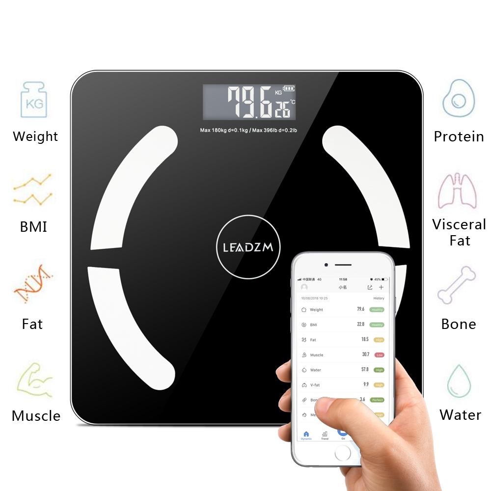 Bluetooth Bathroom Scales Weight Scale Smart Body Fat Electronic